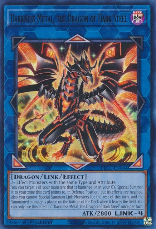 Darkness Metal the Dragon of Dark Steel (1044) (BLC1) - YuGiOh Single