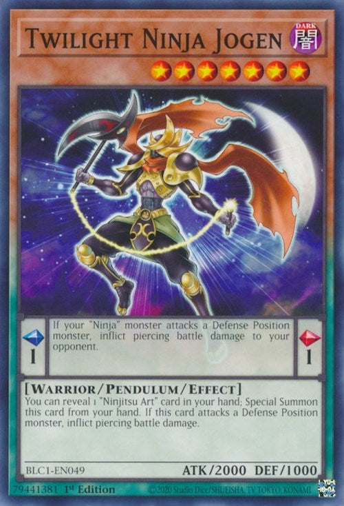 Twilight Ninja Jogen (1049) (BLC1) - YuGiOh Single