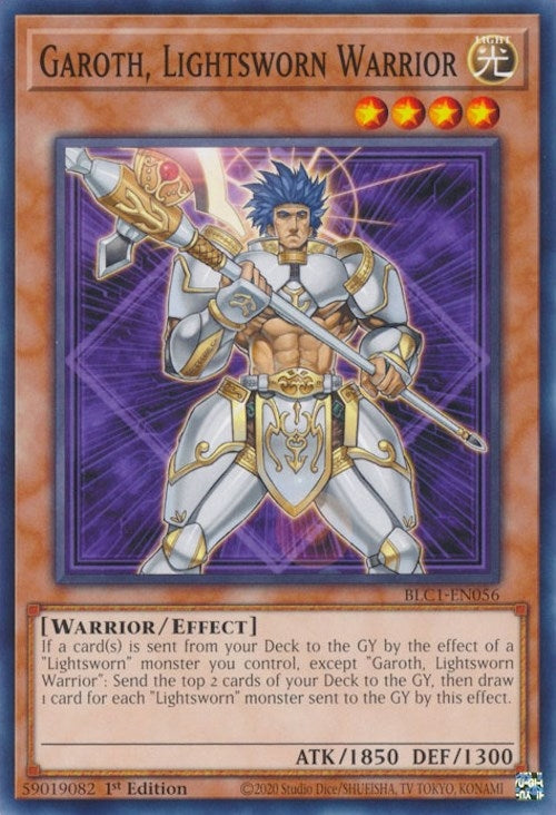 Garoth Lightsworn Warrior (1056) (BLC1) - YuGiOh Single