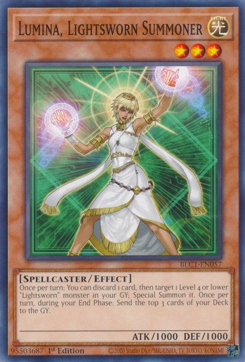 Lumina Lightsworn Summoner (1057) (BLC1) - YuGiOh Single