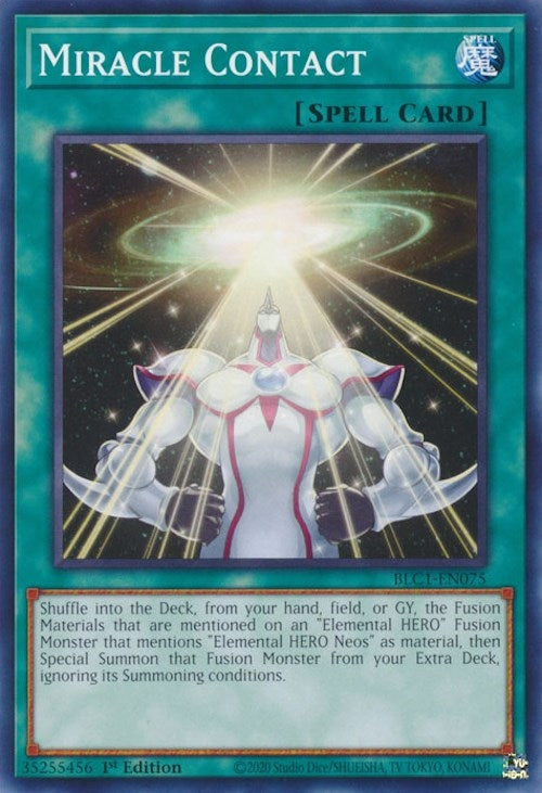 Miracle Contact (1075) (BLC1) - YuGiOh Single