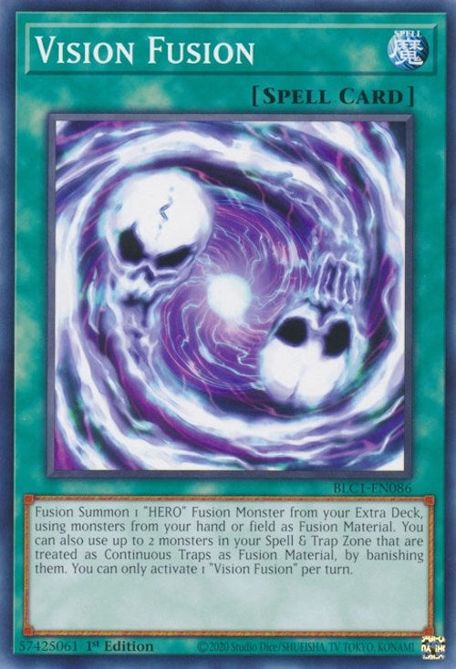 Vision Fusion (1086) (BLC1) - YuGiOh Single