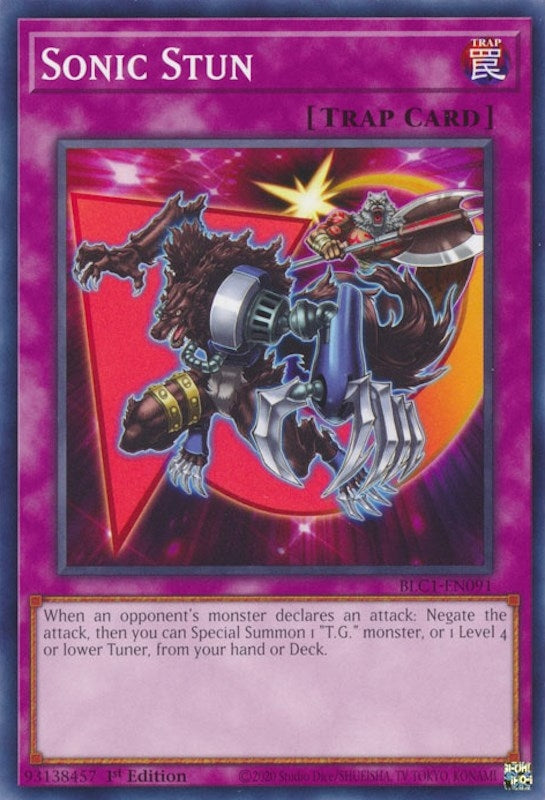 Sonic Stun (1091) (BLC1) - YuGiOh Single