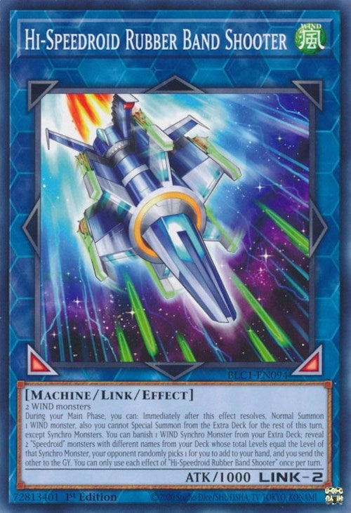 Hi-Speedroid Rubber Band Shooter (1094) (BLC1) - YuGiOh Single