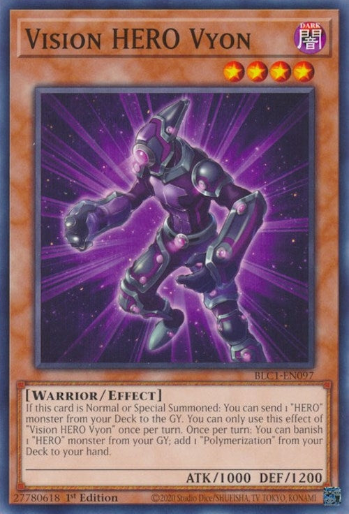 Vision HERO Vyon (1097) (BLC1) - YuGiOh Single