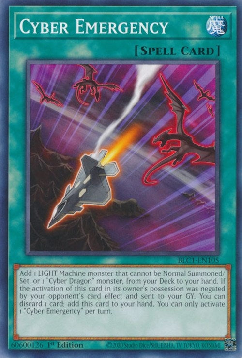 Cyber Emergency (1105) (BLC1) - YuGiOh Single