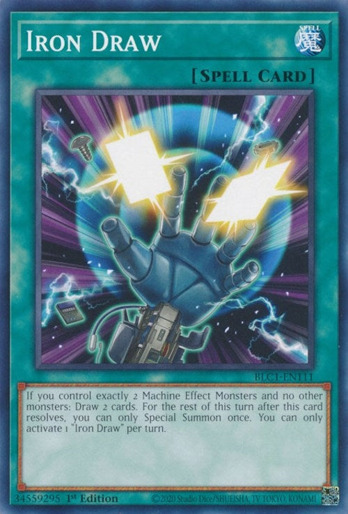 Iron Draw (1111) (BLC1) - YuGiOh Single