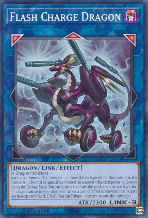 Flash Charge Dragon (1114) (BLC1) - YuGiOh Single