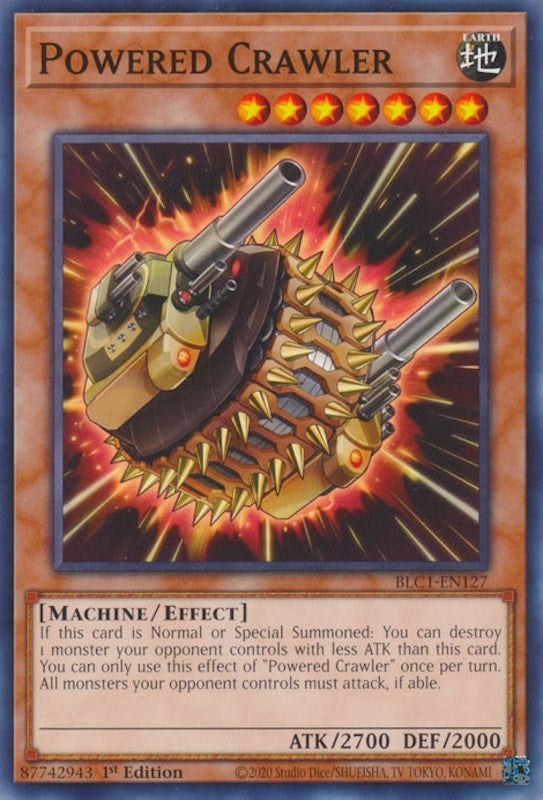 Powered Crawler (1127) (BLC1) - YuGiOh Single