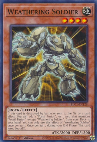 Weathering Soldier (1128) (BLC1) - YuGiOh Single