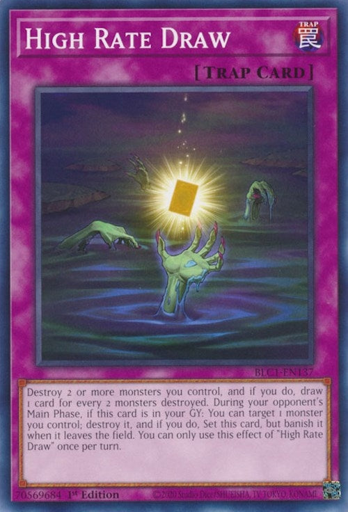 High Rate Draw (1137) (BLC1) - YuGiOh Single