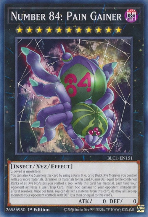 Number 84: Pain Gainer (1151) (BLC1) - YuGiOh Single