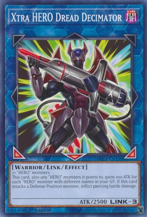 Xtra HERO Dread Decimator (1156) (BLC1) - YuGiOh Single