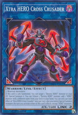 Xtra HERO Cross Crusader (1157) (BLC1) - YuGiOh Single