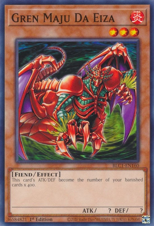 Gren Maju Da Eiza (1160) (BLC1) - YuGiOh Single