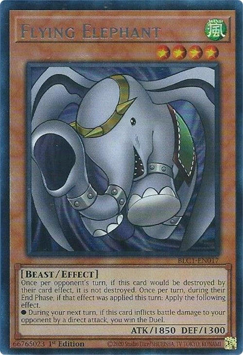 Flying Elephant (Silver) (1017) (BLC1) - YuGiOh Single