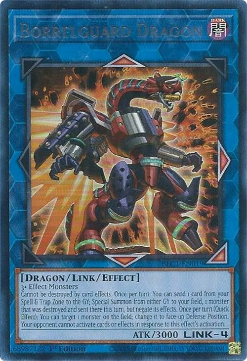 Borrelguard Dragon (Silver) (1019) (BLC1) - YuGiOh Single