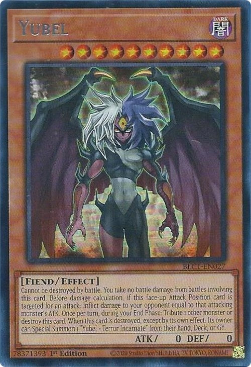 Yubel (Silver) (1027) (BLC1) - YuGiOh Single