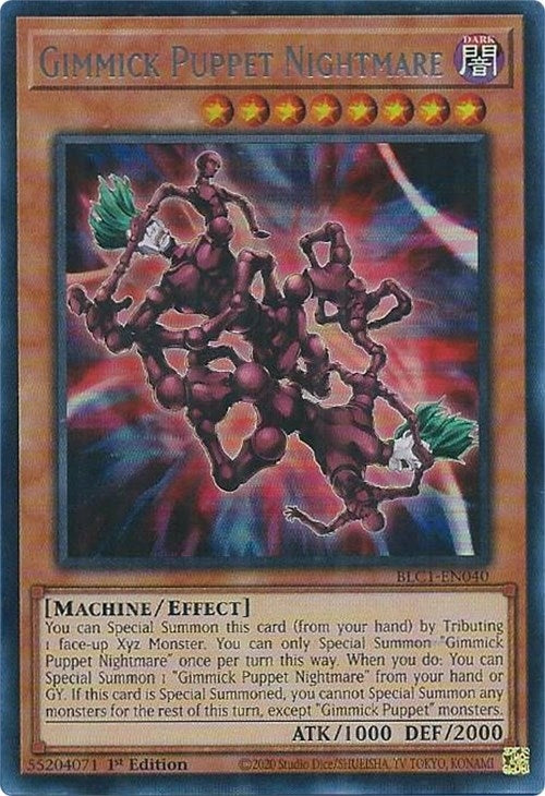 Gimmick Puppet Nightmare (Silver) (1040) (BLC1) - YuGiOh Single