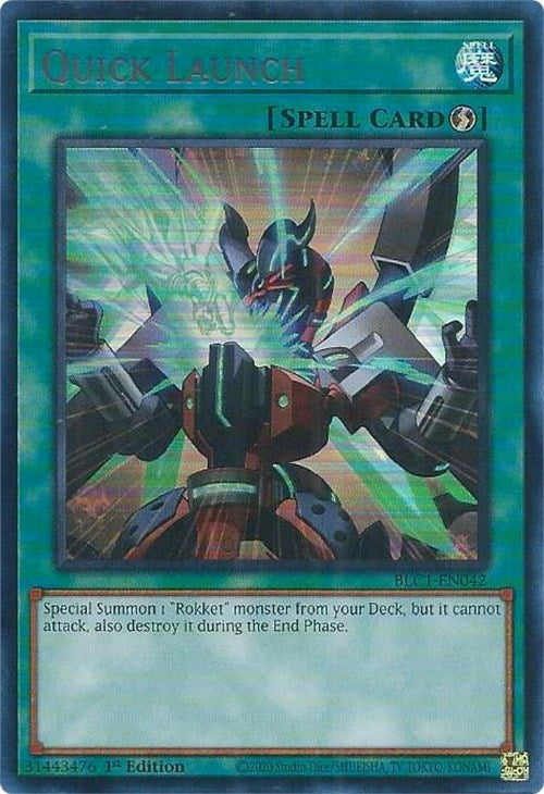 Quick Launch (Silver) (1042) (BLC1) - YuGiOh Single