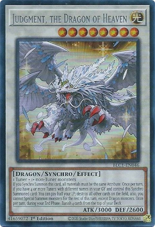 Judgment the Dragon of Heaven (Silver) (1046) (BLC1) - YuGiOh Single