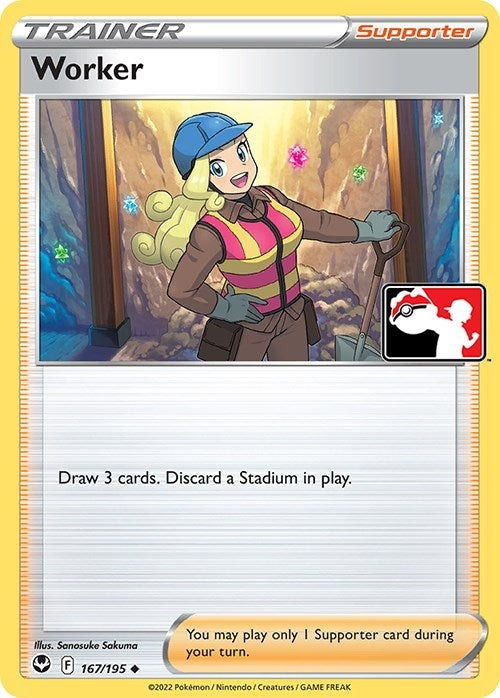 Image for Worker (167/195) (Prize Pack Series Cards) - Pokemon
