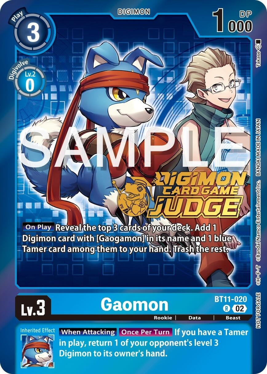 Gaomon (Judge Pack 5) (11020) [BT11] - Digimon Card Game Single