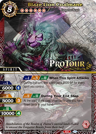 Blaze Lion Coalmane (X Rare Special Pack Vol. 3) (3006) [BSSP] - Battle Spirits Saga Single