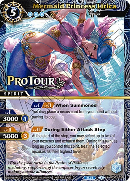 Mermaid Princess Lirica (X Rare Special Pack Vol. 3) (3092) [BSSP] - Battle Spirits Saga Single