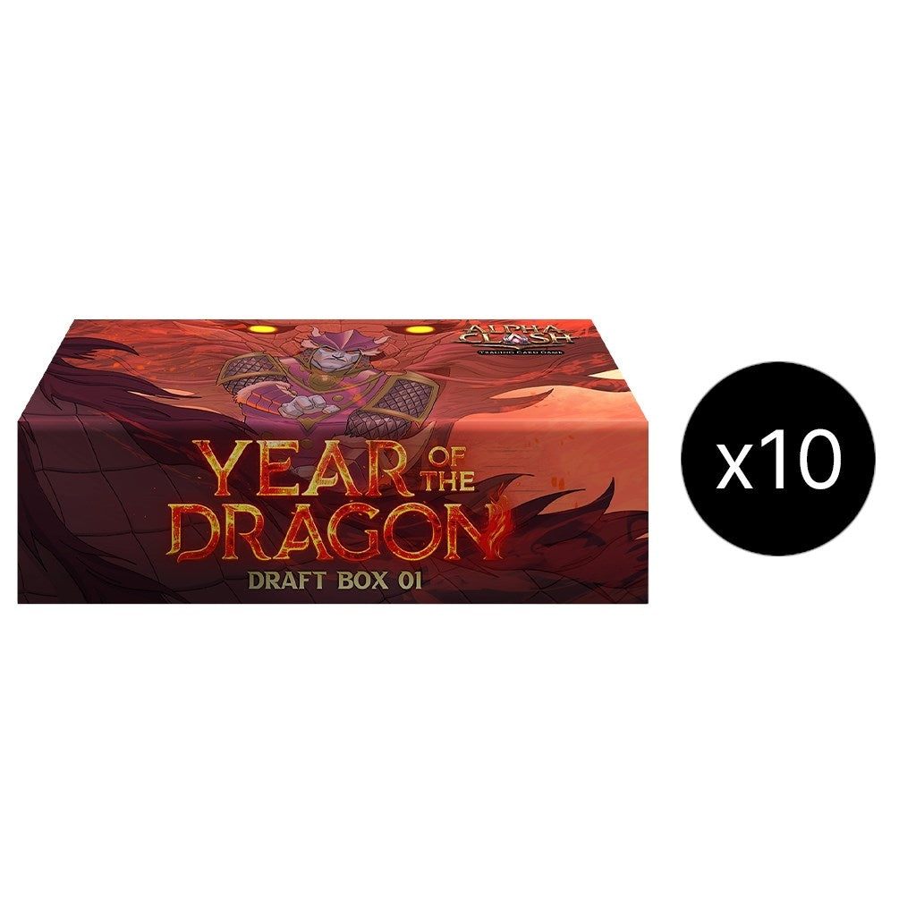 Draft Box 01: Year of the Dragon Case [DB1] - Alpha Clash Sealed