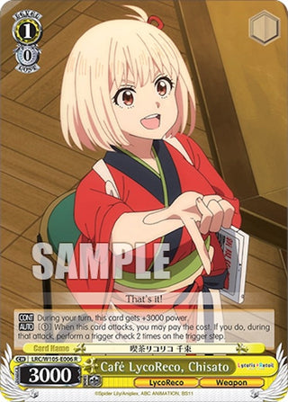 Cafe LycoReco Chisato (105006) [LRC] - Weiss Schwarz Single