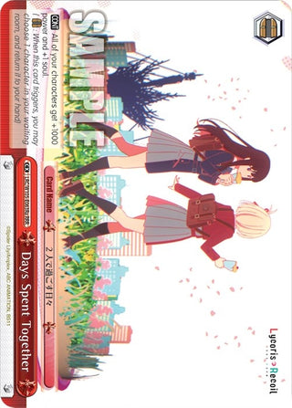 Days Spent Together (a) (RRR) (105063) [LRC] - Weiss Schwarz Single