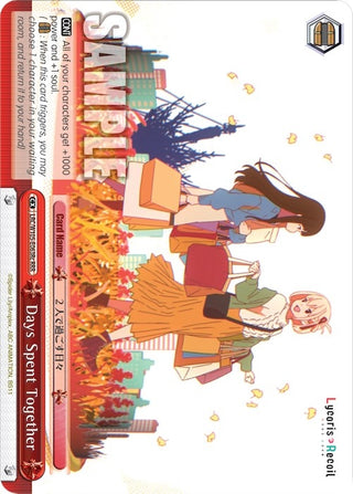 Days Spent Together (c) (RRR) (105063) [LRC] - Weiss Schwarz Single