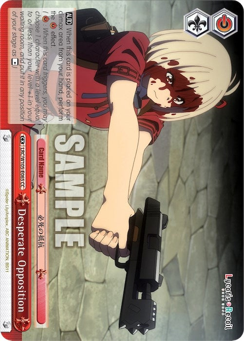 Desperate Opposition (105065) [LRC] - Weiss Schwarz Single