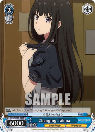 Changing Takina (105093) [LRC] - Weiss Schwarz Single