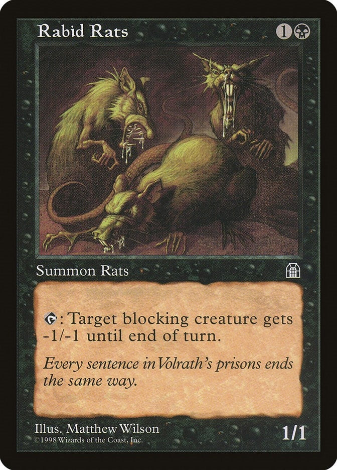 Rabid Rats [STH] - MTG Single
