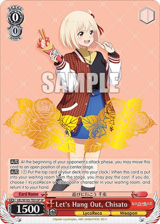 Let’s Hang Out Chisato (SP) (10501) [LRC] - Weiss Schwarz Single