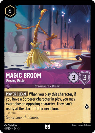 Magic Broom - Dancing Duster (44) (3) - Disney Lorcana Single