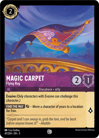 Magic Carpet - Flying Rug (47) (3) - Disney Lorcana Single