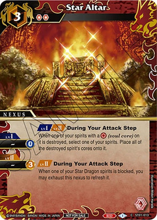 Star Altar (Finalist Card Set Vol. 4) (1013) [LEP] - Battle Spirits Saga Single