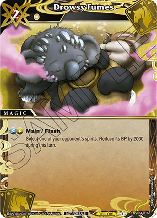 Drowsy Fumes (Finalist Card Set Vol. 4) (4016) [LEP] - Battle Spirits Saga Single