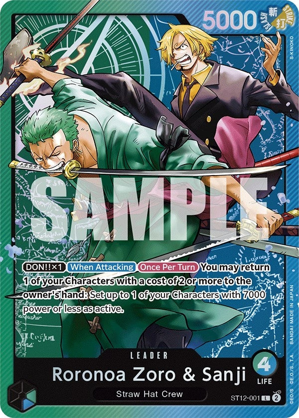 Roronoa Zoro & Sanji (12001) (ST-12) - One Piece Card Game Single