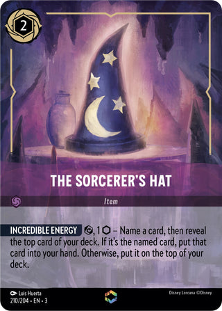 The Sorcerer’s Hat (Enchanted) (210) (3) - Disney Lorcana Single