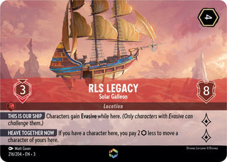 RLS Legacy - Solar Galleon (Enchanted) (216) (3) - Disney Lorcana Single