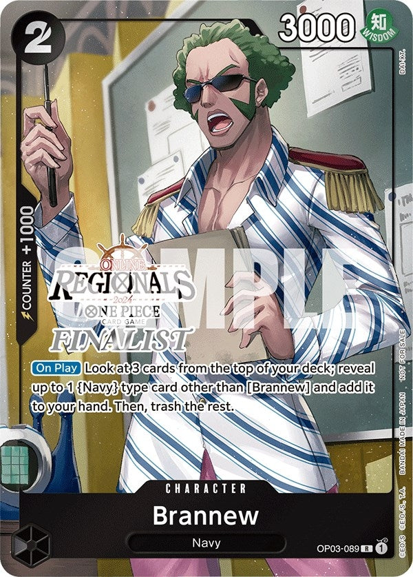 Brannew (Online Regional 2024) [Finalist] (3089) (OP-PR) - One Piece Card Game Single