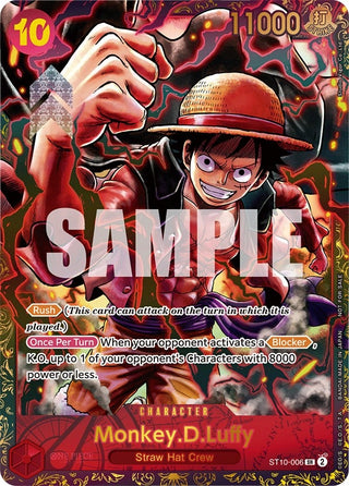 Monkey.D.Luffy - ST10-006 (10006) (OP-PR) - One Piece Card Game Single