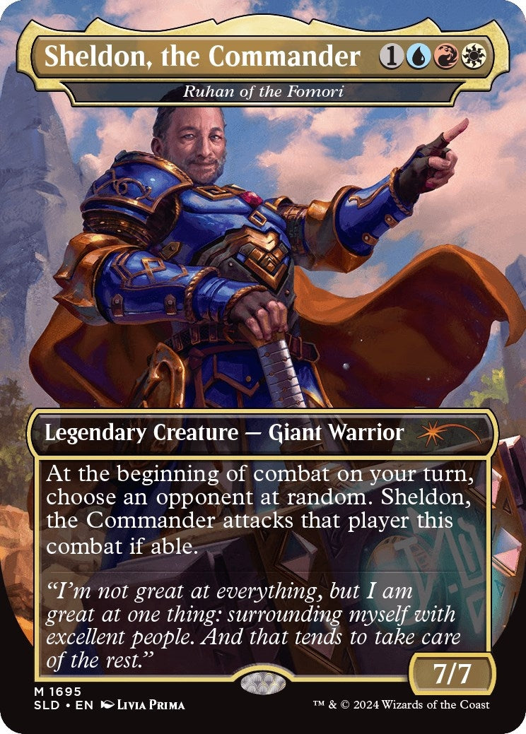 Sheldon the Commander - Ruhan of the Fomori (1695) [SLD] - MTG Single