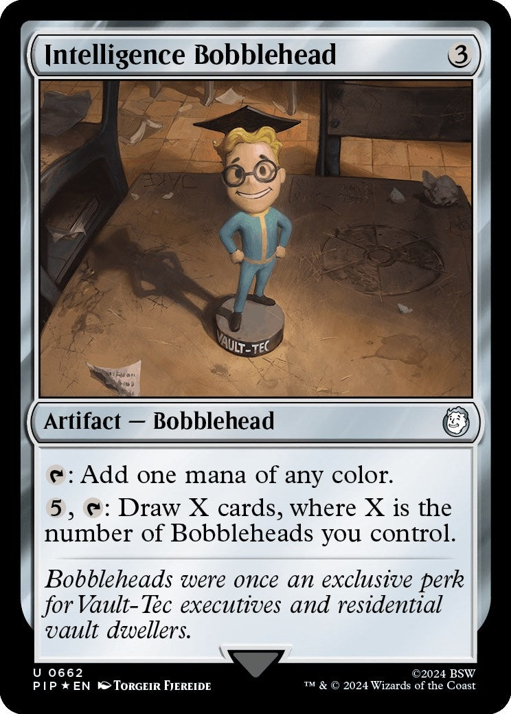 Intelligence Bobblehead (Surge Foil) (662) [PIP] - MTG Single