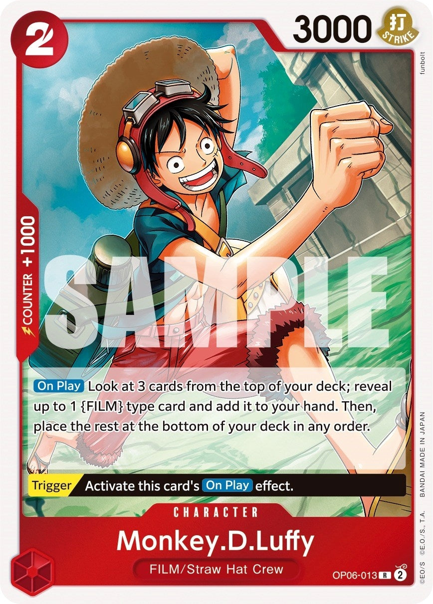 Monkey.D.Luffy (6013) (OP06) - One Piece Card Game Single