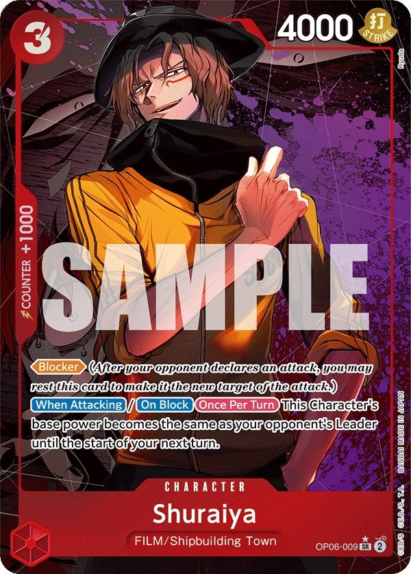 Shuraiya (Alternate Art) (6009) (OP06) - One Piece Card Game Single